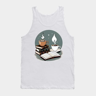 coffee and books Tank Top